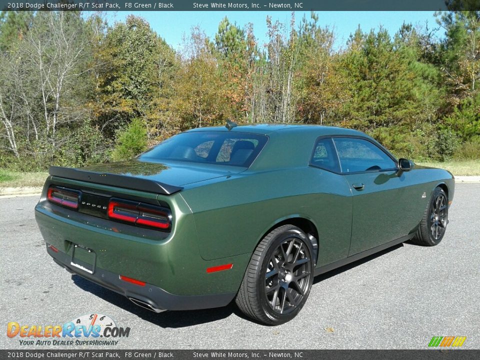 2018 Dodge Challenger R/T Scat Pack F8 Green / Black Photo #6