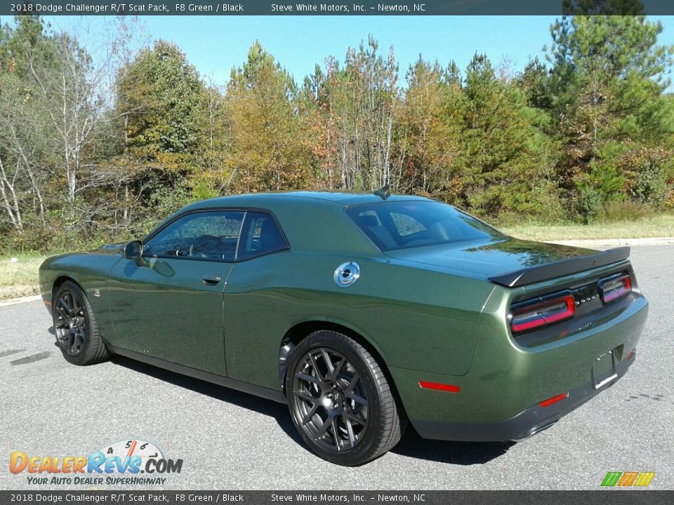 2018 Dodge Challenger R/T Scat Pack F8 Green / Black Photo #8