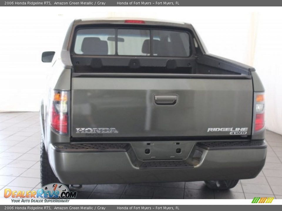 2006 Honda Ridgeline RTS Amazon Green Metallic / Gray Photo #7