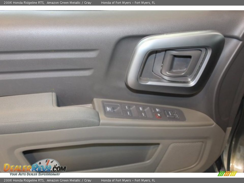 2006 Honda Ridgeline RTS Amazon Green Metallic / Gray Photo #10