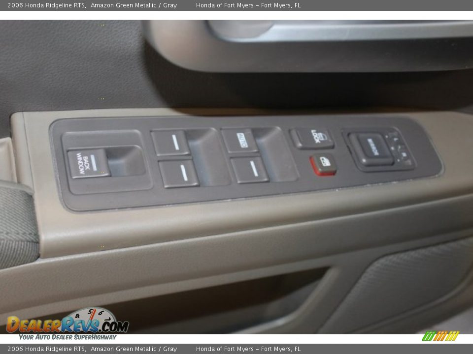 2006 Honda Ridgeline RTS Amazon Green Metallic / Gray Photo #11