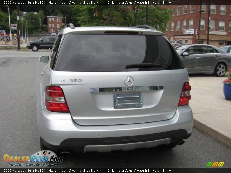 2006 Mercedes-Benz ML 350 4Matic Iridium Silver Metallic / Black Photo #3