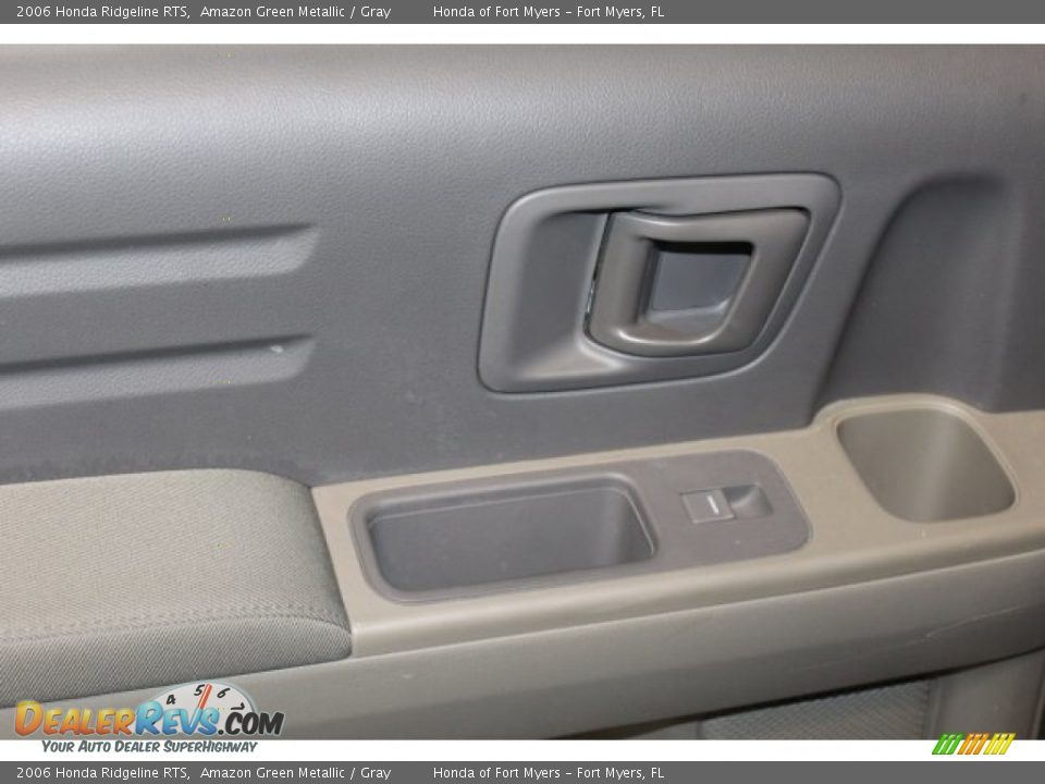 2006 Honda Ridgeline RTS Amazon Green Metallic / Gray Photo #20