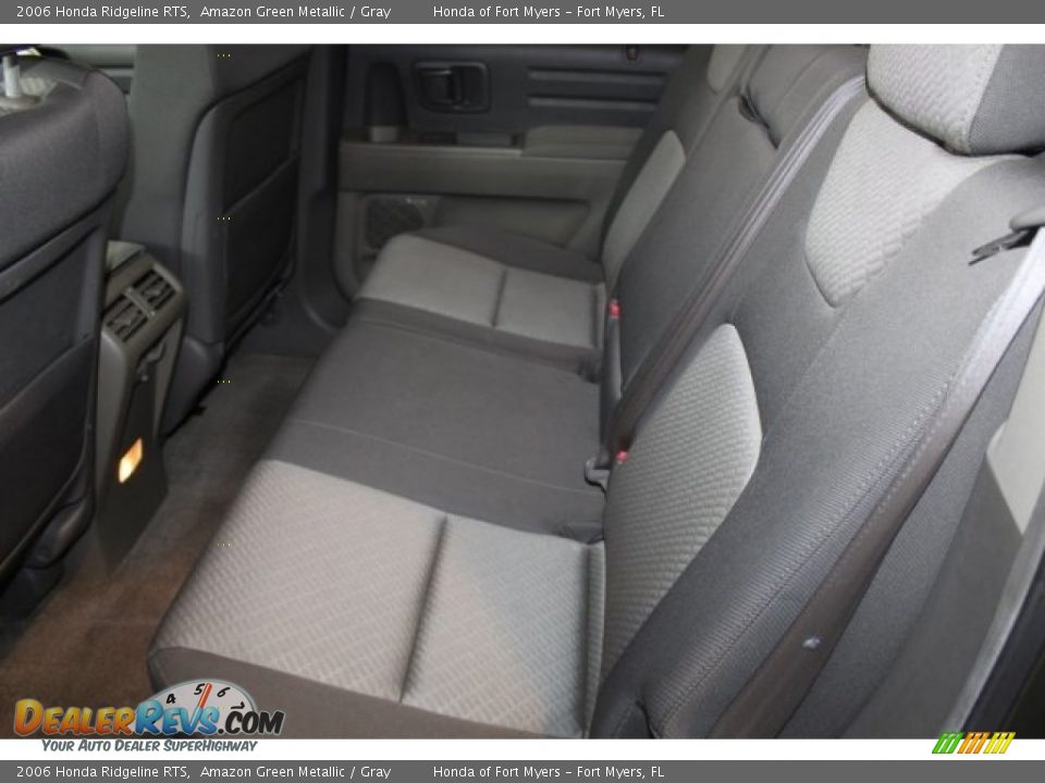 2006 Honda Ridgeline RTS Amazon Green Metallic / Gray Photo #21