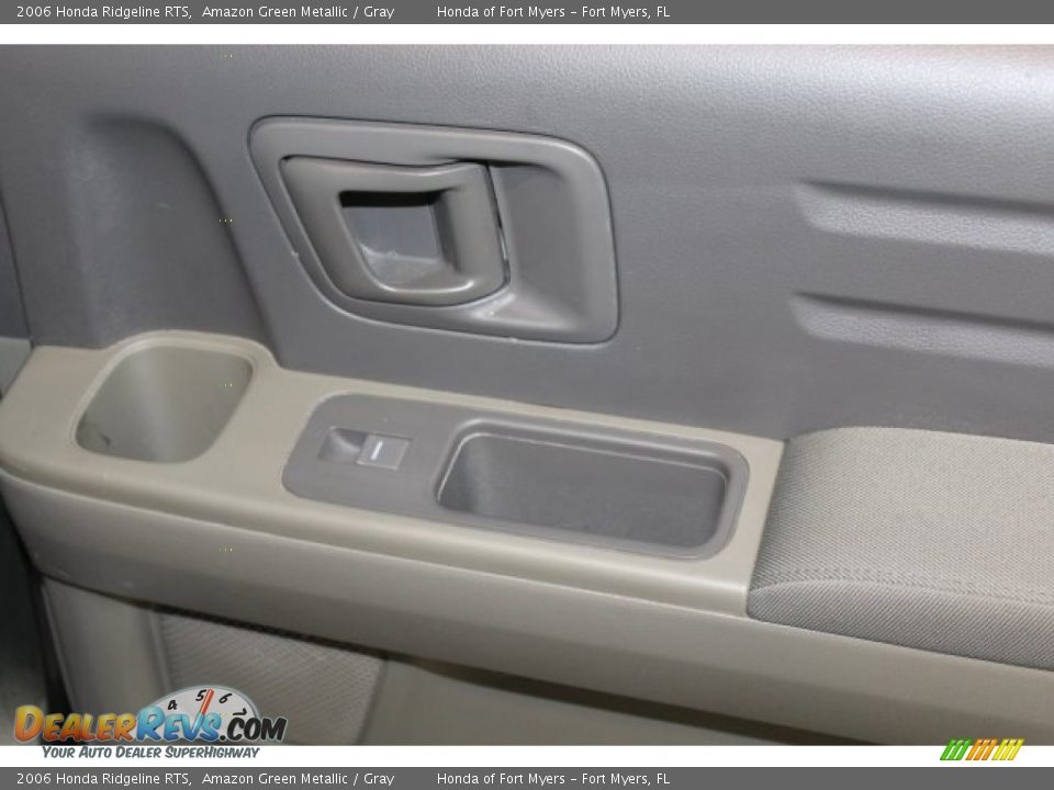 2006 Honda Ridgeline RTS Amazon Green Metallic / Gray Photo #22