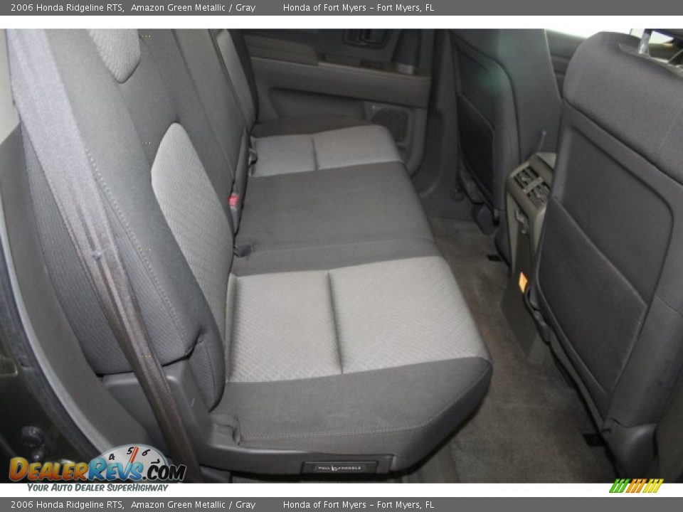 2006 Honda Ridgeline RTS Amazon Green Metallic / Gray Photo #23