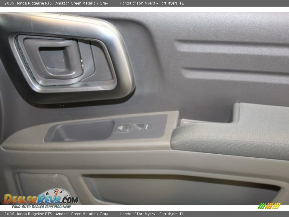 2006 Honda Ridgeline RTS Amazon Green Metallic / Gray Photo #24