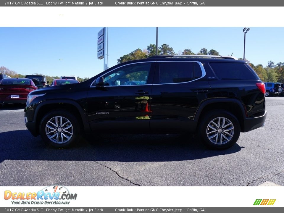 2017 GMC Acadia SLE Ebony Twilight Metallic / Jet Black Photo #4