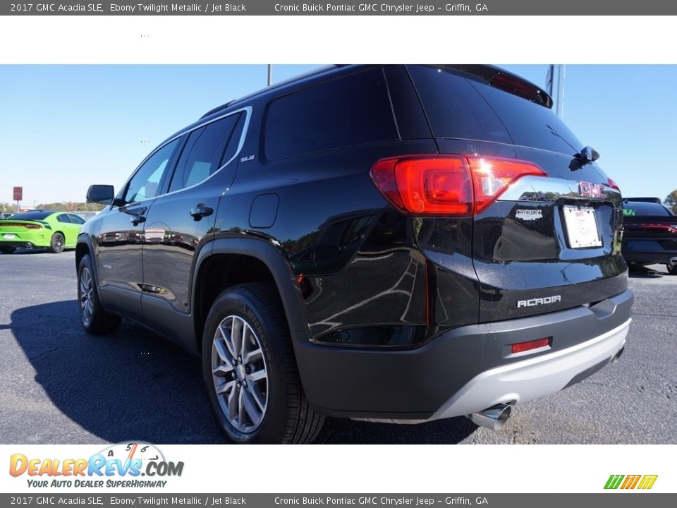 2017 GMC Acadia SLE Ebony Twilight Metallic / Jet Black Photo #5