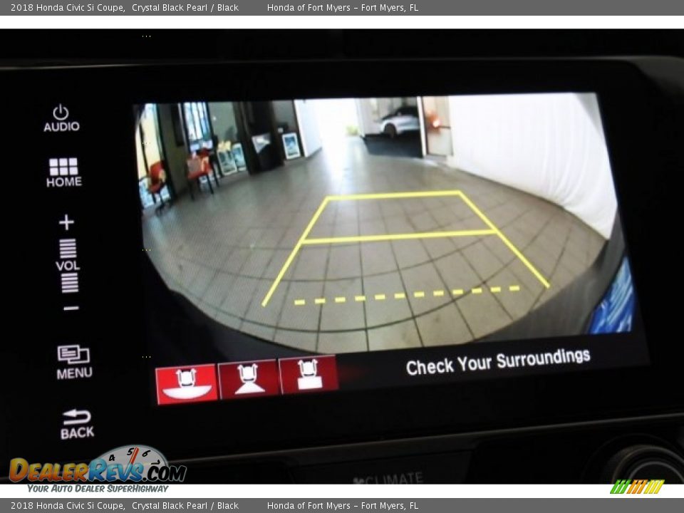2018 Honda Civic Si Coupe Crystal Black Pearl / Black Photo #17