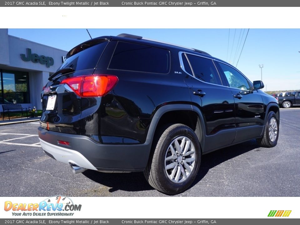2017 GMC Acadia SLE Ebony Twilight Metallic / Jet Black Photo #7