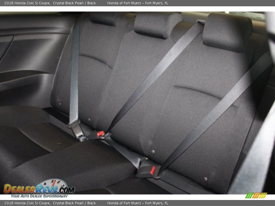 2018 Honda Civic Si Coupe Crystal Black Pearl / Black Photo #21
