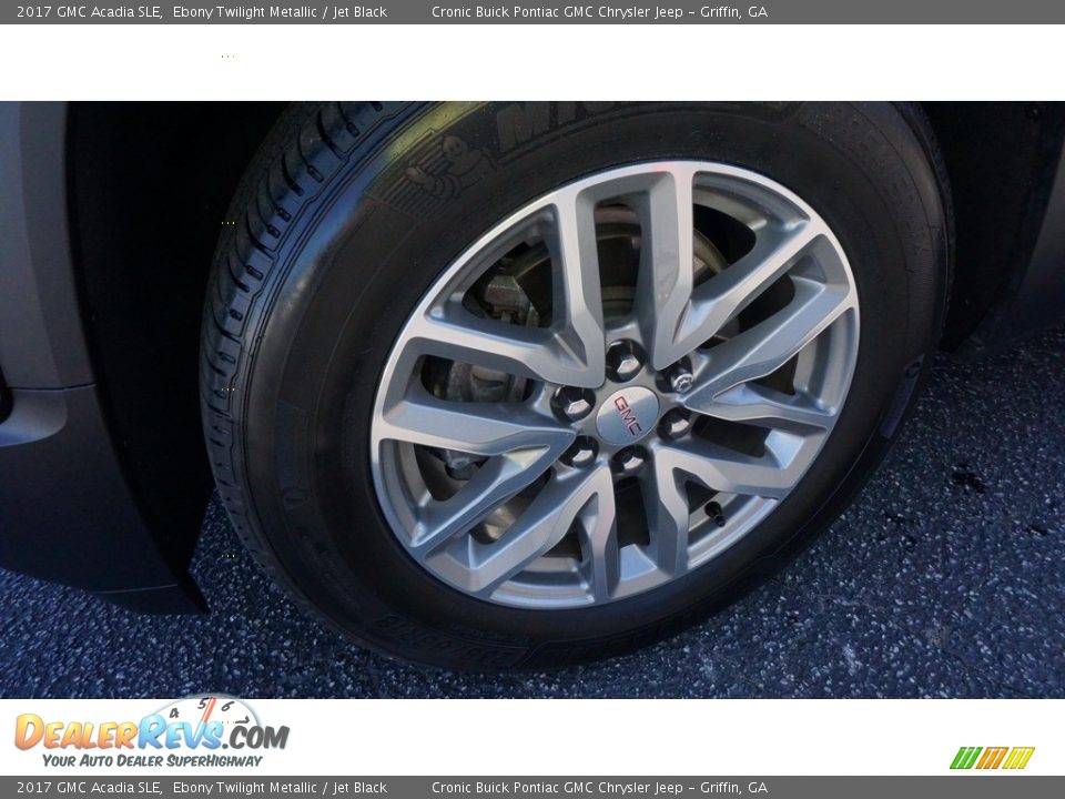 2017 GMC Acadia SLE Ebony Twilight Metallic / Jet Black Photo #9