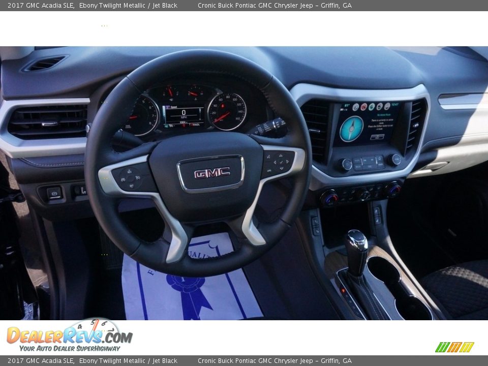 2017 GMC Acadia SLE Ebony Twilight Metallic / Jet Black Photo #11