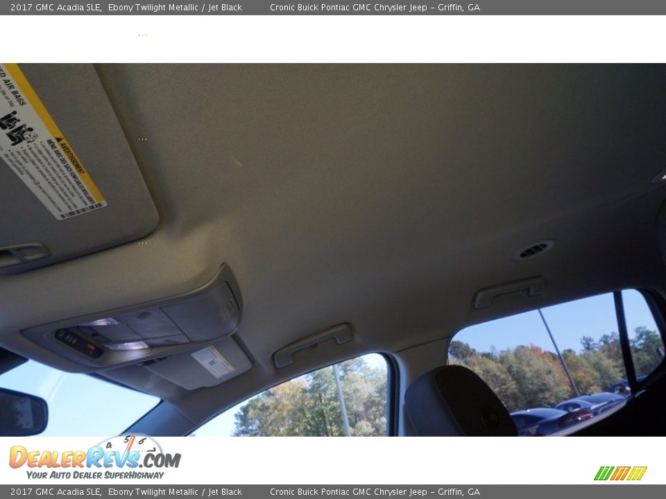 2017 GMC Acadia SLE Ebony Twilight Metallic / Jet Black Photo #12