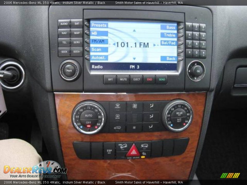 2006 Mercedes-Benz ML 350 4Matic Iridium Silver Metallic / Black Photo #8