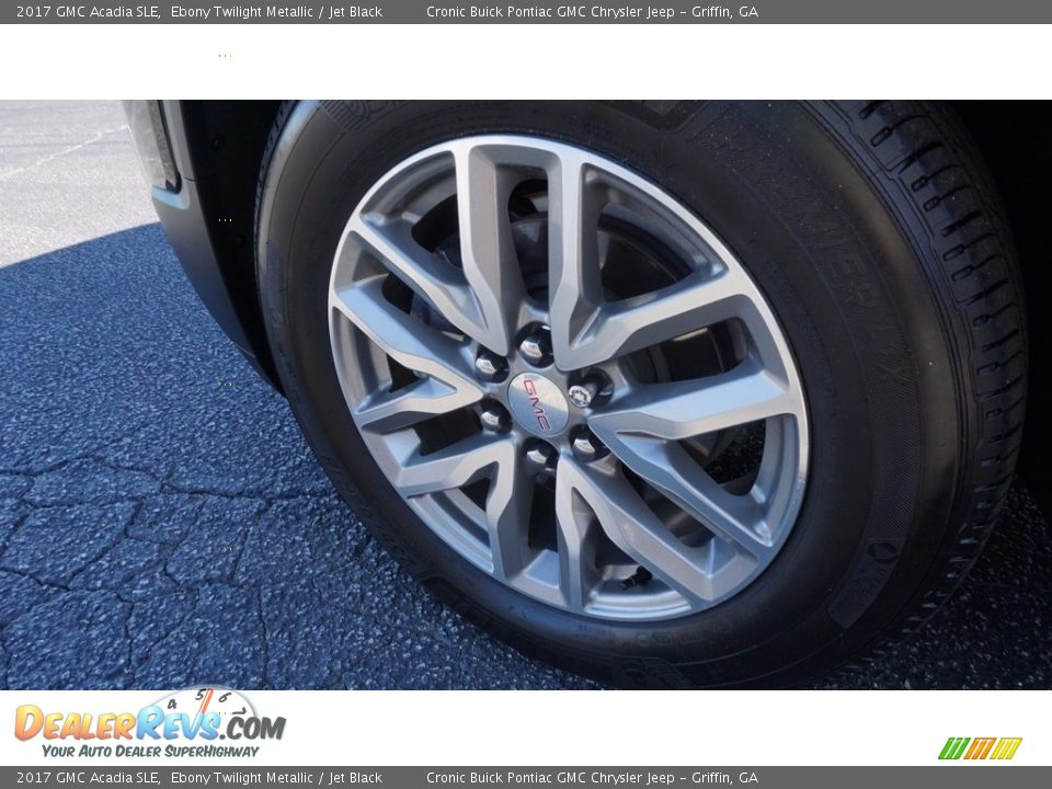2017 GMC Acadia SLE Ebony Twilight Metallic / Jet Black Photo #13