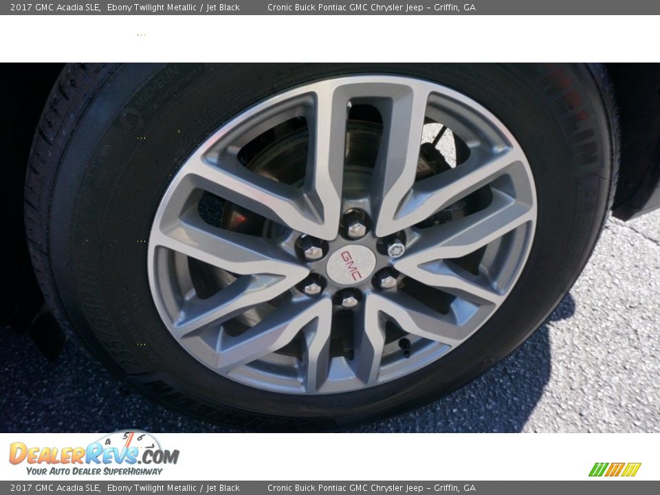 2017 GMC Acadia SLE Ebony Twilight Metallic / Jet Black Photo #15