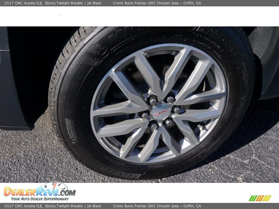 2017 GMC Acadia SLE Ebony Twilight Metallic / Jet Black Photo #18