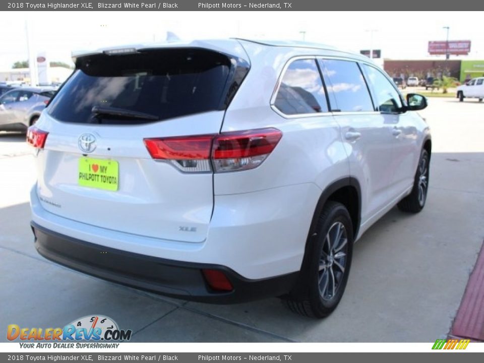 2018 Toyota Highlander XLE Blizzard White Pearl / Black Photo #7
