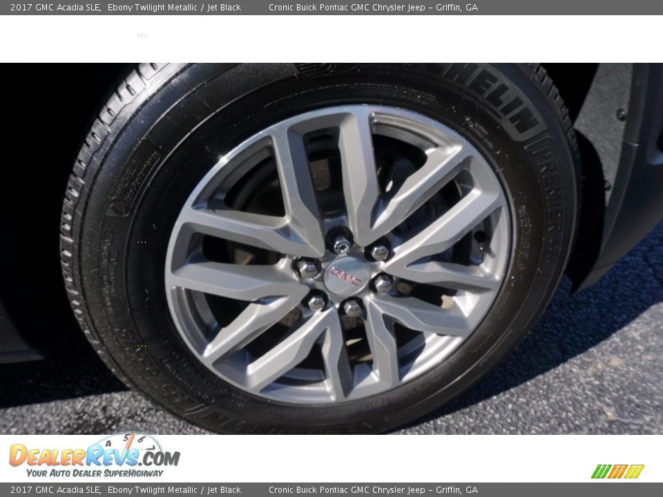 2017 GMC Acadia SLE Ebony Twilight Metallic / Jet Black Photo #21