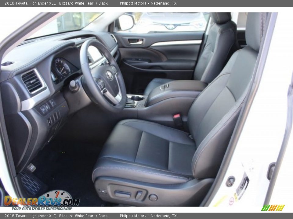 2018 Toyota Highlander XLE Blizzard White Pearl / Black Photo #10