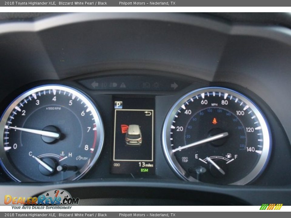 2018 Toyota Highlander XLE Blizzard White Pearl / Black Photo #18