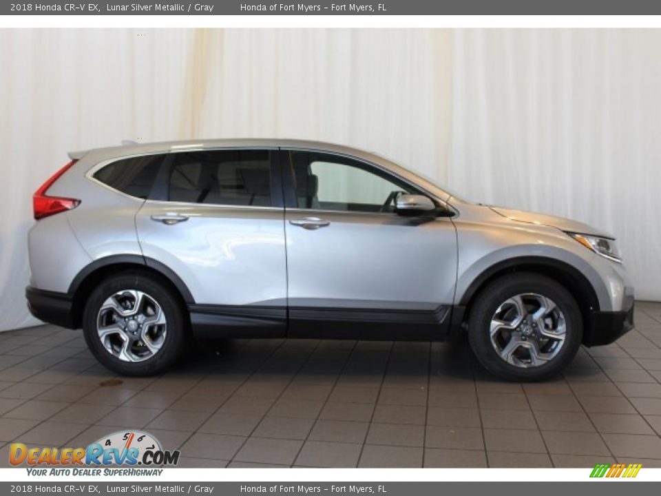 2018 Honda CR-V EX Lunar Silver Metallic / Gray Photo #3