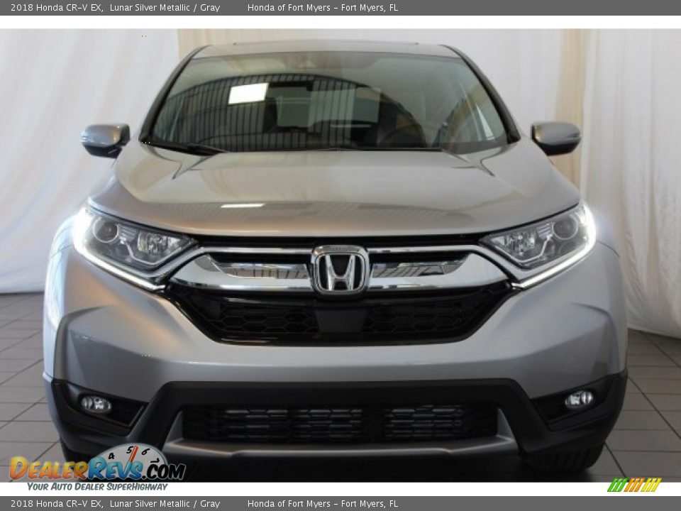 2018 Honda CR-V EX Lunar Silver Metallic / Gray Photo #4