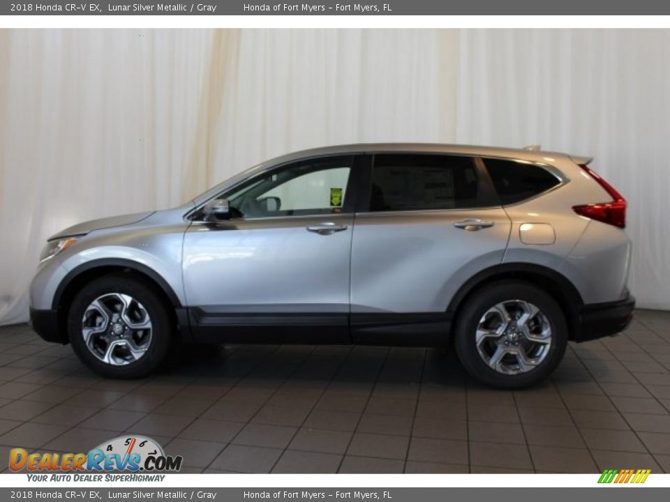 2018 Honda CR-V EX Lunar Silver Metallic / Gray Photo #5