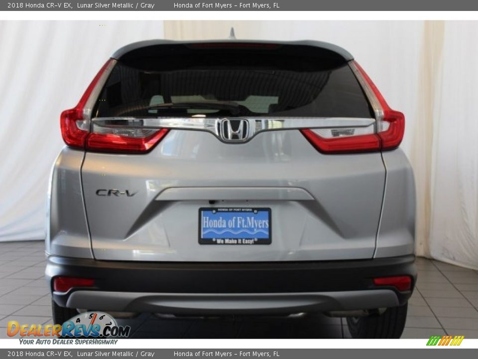 2018 Honda CR-V EX Lunar Silver Metallic / Gray Photo #6