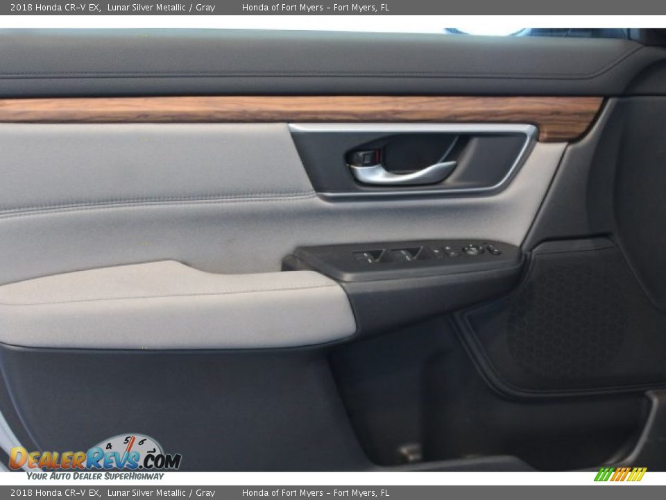 2018 Honda CR-V EX Lunar Silver Metallic / Gray Photo #7