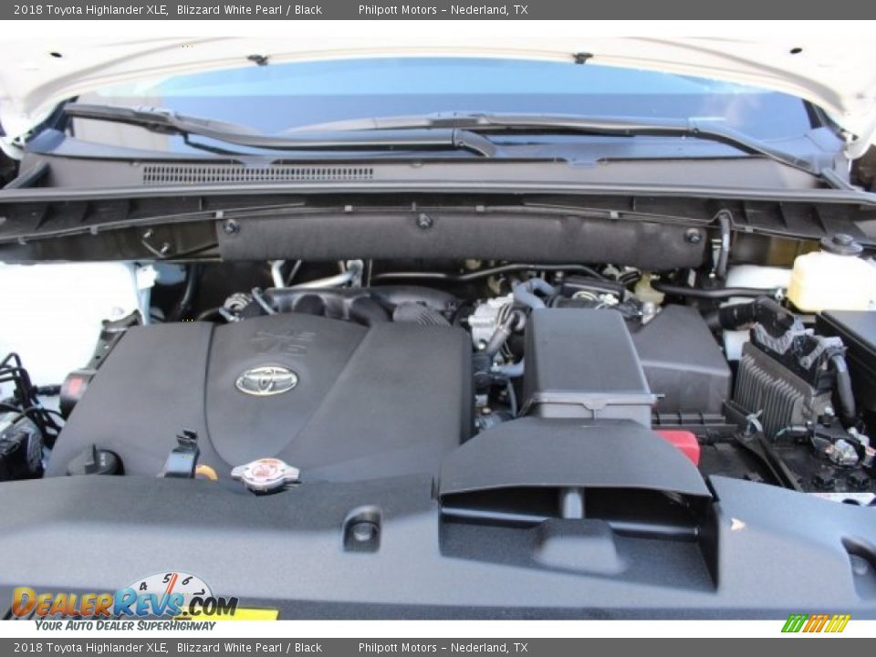 2018 Toyota Highlander XLE Blizzard White Pearl / Black Photo #26