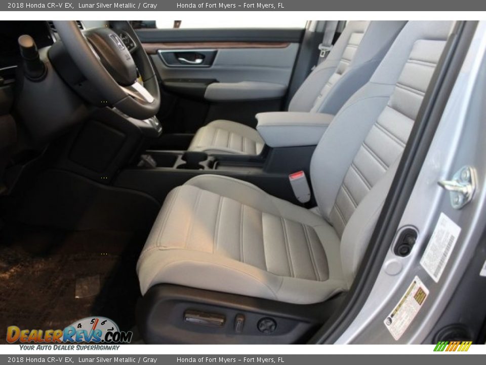 2018 Honda CR-V EX Lunar Silver Metallic / Gray Photo #9