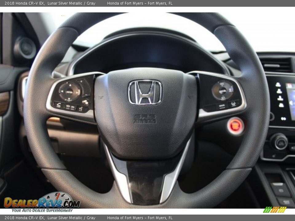 2018 Honda CR-V EX Lunar Silver Metallic / Gray Photo #12