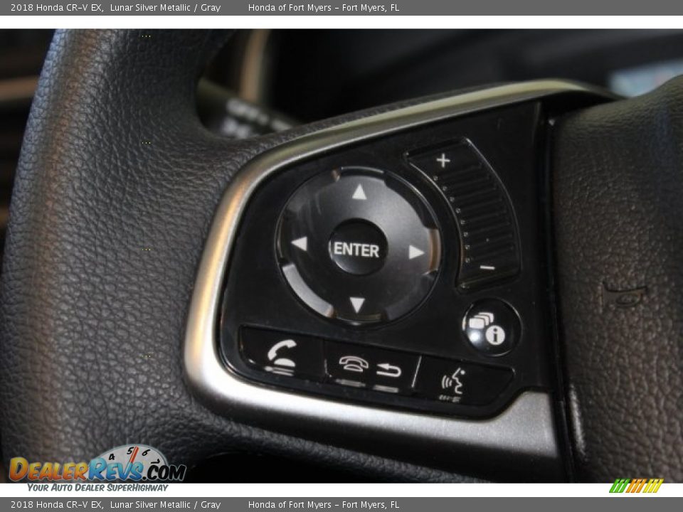 2018 Honda CR-V EX Lunar Silver Metallic / Gray Photo #13