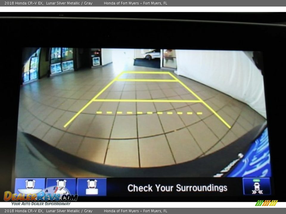 2018 Honda CR-V EX Lunar Silver Metallic / Gray Photo #18