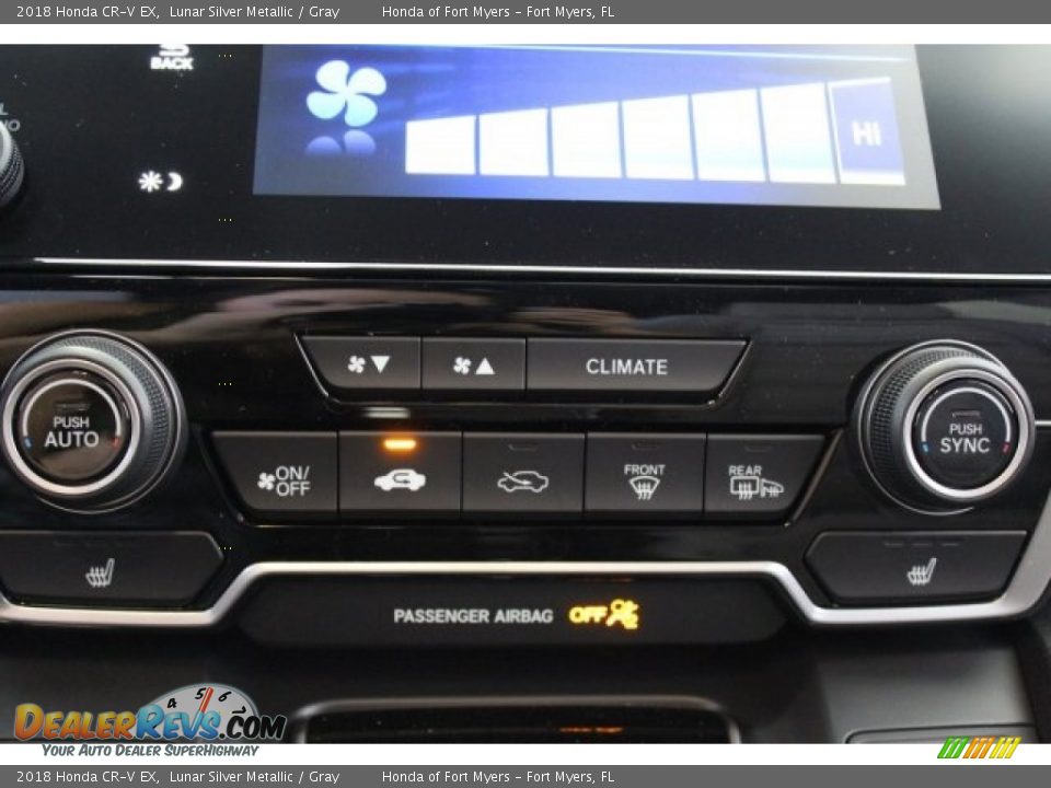 2018 Honda CR-V EX Lunar Silver Metallic / Gray Photo #19