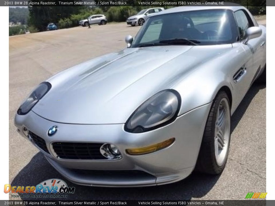 2003 BMW Z8 Alpina Roadster Titanium Silver Metallic / Sport Red/Black Photo #1