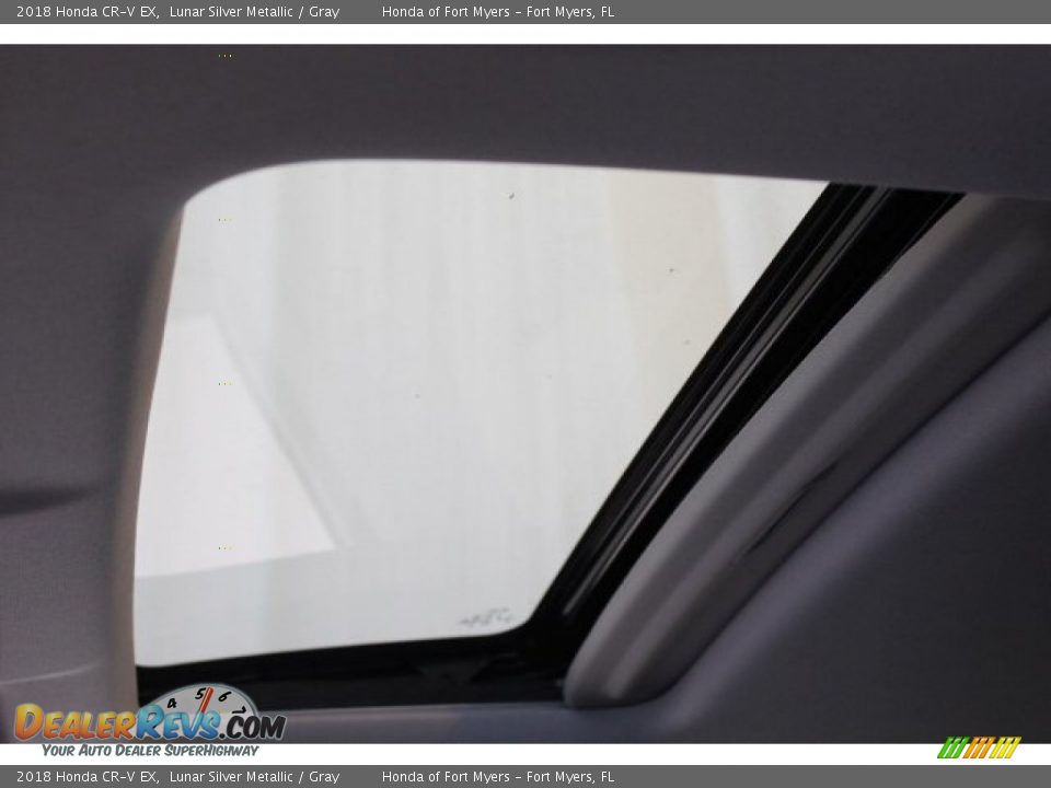 2018 Honda CR-V EX Lunar Silver Metallic / Gray Photo #25