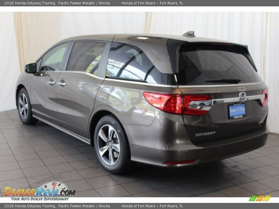 2018 Honda Odyssey Touring Pacific Pewter Metallic / Mocha Photo #6