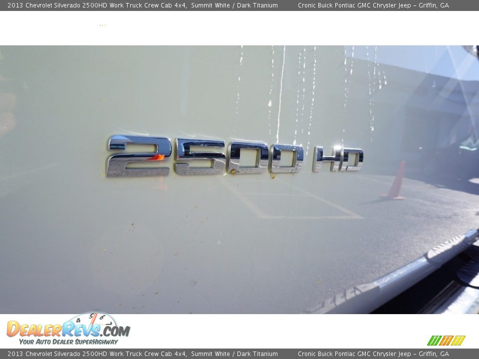 2013 Chevrolet Silverado 2500HD Work Truck Crew Cab 4x4 Summit White / Dark Titanium Photo #12
