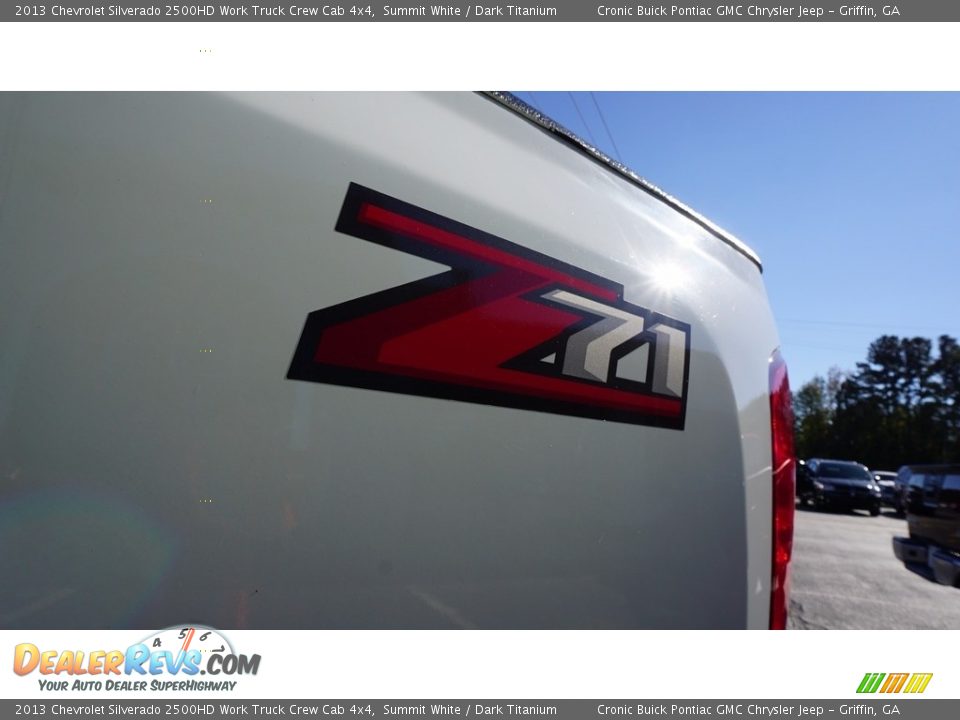 2013 Chevrolet Silverado 2500HD Work Truck Crew Cab 4x4 Summit White / Dark Titanium Photo #15