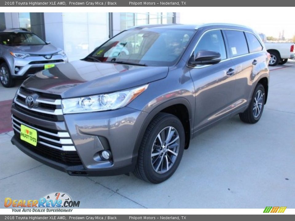 2018 Toyota Highlander XLE AWD Predawn Gray Mica / Black Photo #3