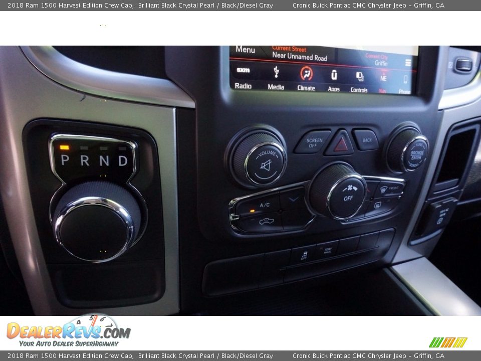 2018 Ram 1500 Harvest Edition Crew Cab Brilliant Black Crystal Pearl / Black/Diesel Gray Photo #16
