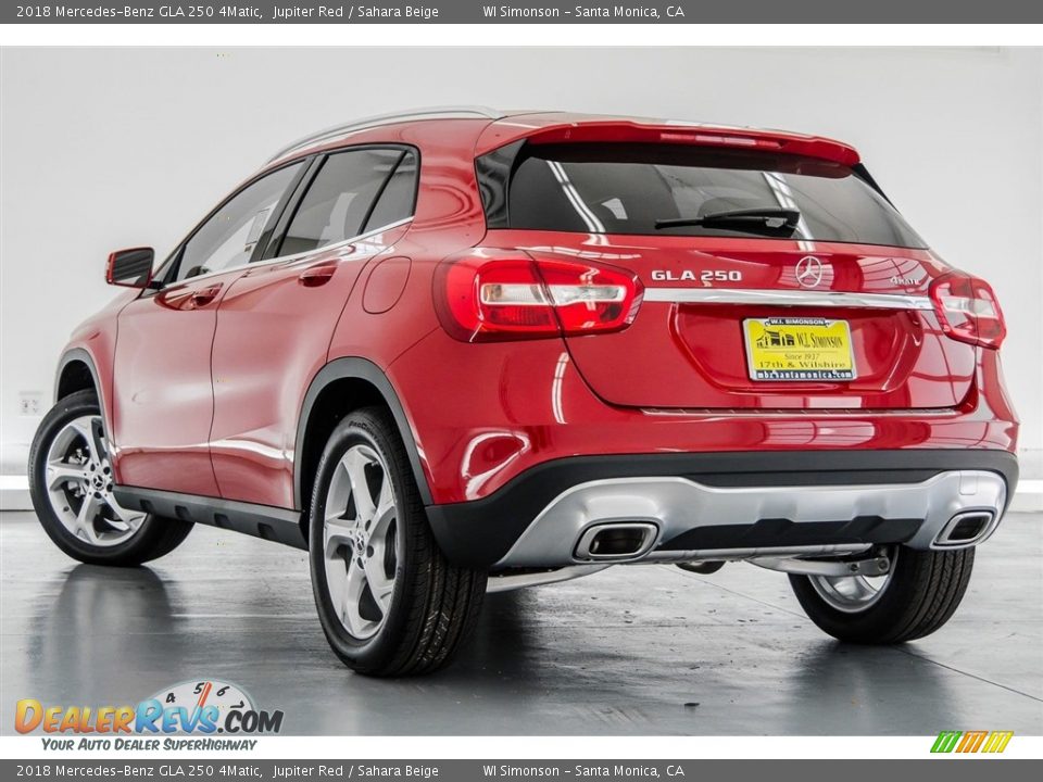 2018 Mercedes-Benz GLA 250 4Matic Jupiter Red / Sahara Beige Photo #3