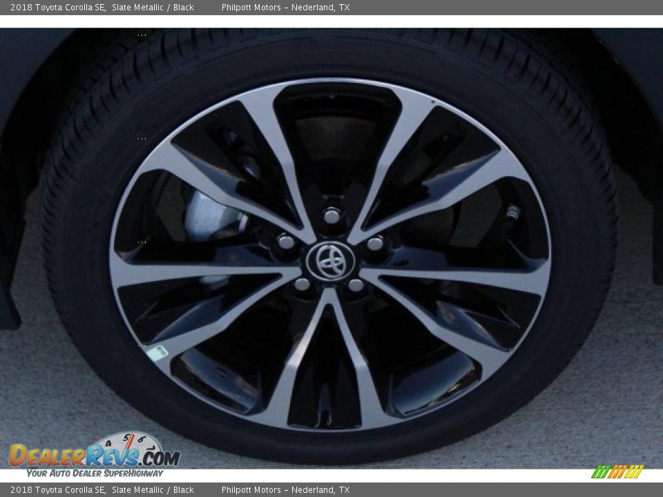2018 Toyota Corolla SE Slate Metallic / Black Photo #4