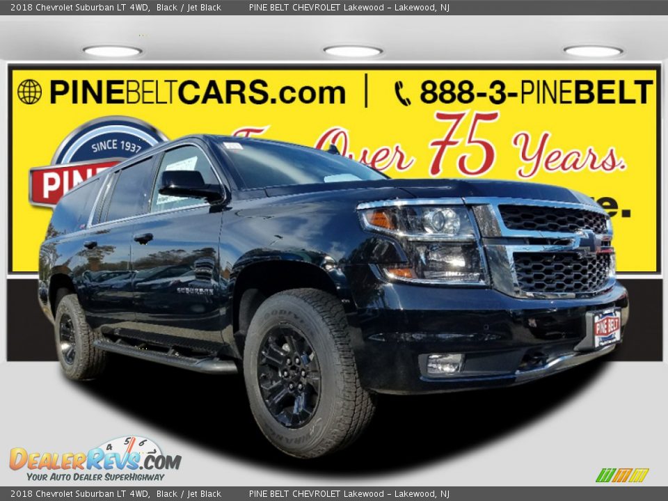 2018 Chevrolet Suburban LT 4WD Black / Jet Black Photo #1