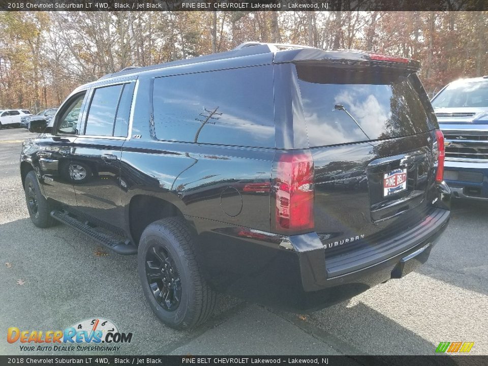 2018 Chevrolet Suburban LT 4WD Black / Jet Black Photo #4