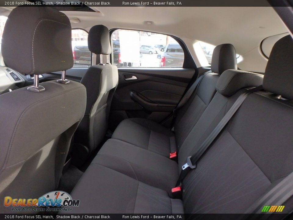 Rear Seat of 2018 Ford Focus SEL Hatch Photo #12